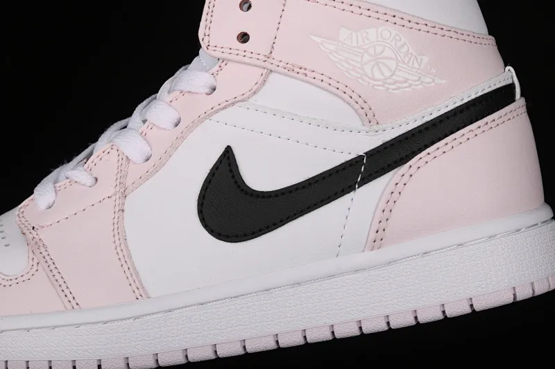 All categories Air Jordan Jordan series basketball shoes Air Jordan 1 Mid Air Jordan 1 Mid AJ1 Joe 1 rose pink violet mid-top basketball shoes BQ6472-500